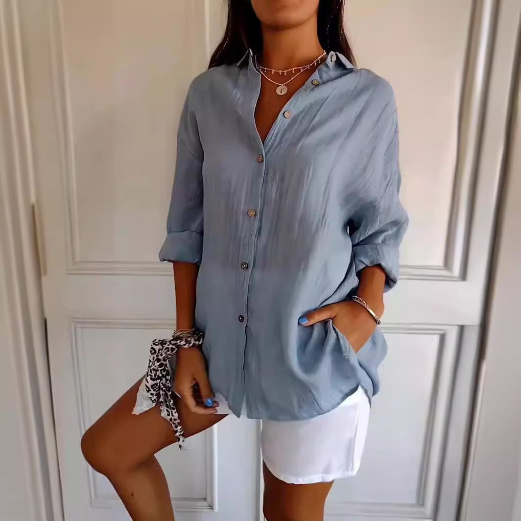 Chemise Élégante à Manches Longues